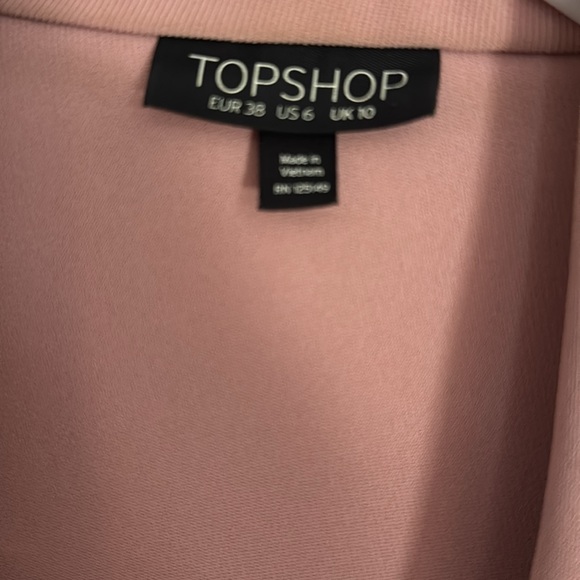 TOPSHOP Rose Gold Blazer - Picture 2 of 2